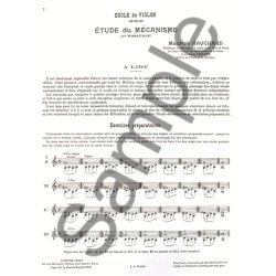 M. Hauchard: Exercices de M&eacute;canisme Vol.1 (Violin solo)