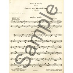 M. Hauchard: Exercices de M&eacute;canisme Vol.2 (Violin solo)