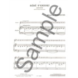 M. Hauchard: Pour distraire petit P&egrave;re (Violin & Piano)