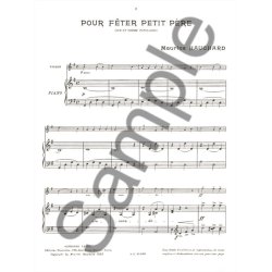 M. Hauchard: Gais Loisirs (Violin & Piano)