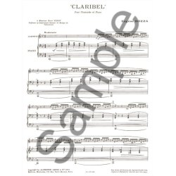 Eug&egrave;ne Bozza: Claribel (Clarinet & Piano)