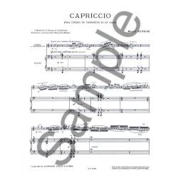 Marcel Bitsch: Capriccio (Bb) (Trumpet & Piano)