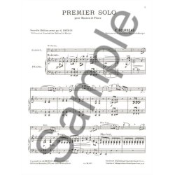 Eugene Bourdeau: Solo No.1 (Bassoon/Piano)