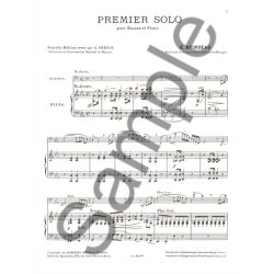 Eugene Bourdeau: Solo No.1 (Bassoon/Piano)