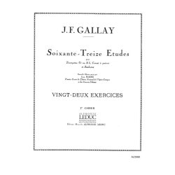 Jacques Fran&ccedil;ois Gallay: 22 Exercices (Trumpet solo)
