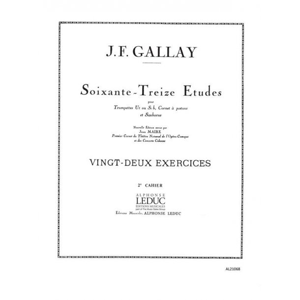 Jacques Fran&ccedil;ois Gallay: 22 Exercices (Trumpet solo)
