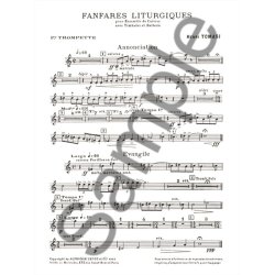 Henri Tomasi: Fanfares liturgiques (Ensemble-Brass 8 or more)