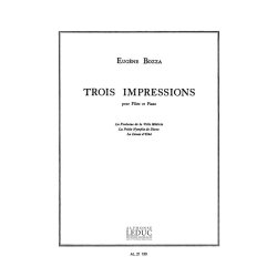 Eug&egrave;ne Bozza: 3 Impressions (Flute & Piano)