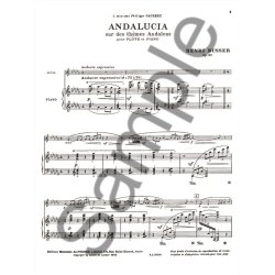Henri B&uuml;sser: Andalucia Op. 86 (Flute And Piano)