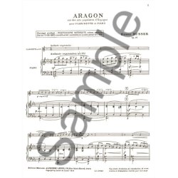 Henri B&uuml;sser: Aragon Op.91 (Clarinet & Piano)