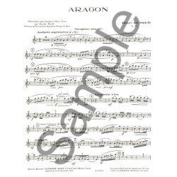 Henri B&uuml;sser: Aragon Op.91 (Saxophone-Alto & Piano)