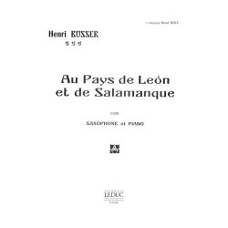 Henri B&uuml;sser: Au Pays de L&eacute;on et de Salamanque Op.116 (Saxophone-Alto & Piano)