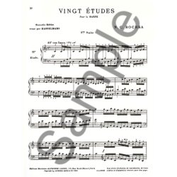 Robert Nicholas Charles Bochsa: 20 Etudes Vol.2 (Harp solo)