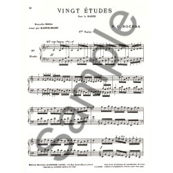 Robert Nicholas Charles Bochsa: 20 Etudes Vol.2 (Harp solo)