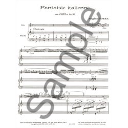 Eug&egrave;ne Bozza: Fantaisie italienne (Flute & Piano)