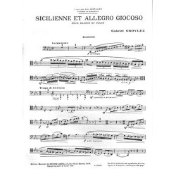 Gabriel Grovlez: Sicilienne Et Allegro Giocoso