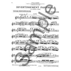 Jules Mazellier: Divertissement pastoral (Flute & Piano)