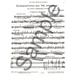 Henri Tomasi: Concertino in E major (Flute & Piano)