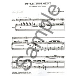 Pierre Max Dubois: Divertissement (Saxophone-Alto & Piano)