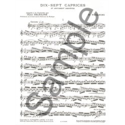 Paganini 17 Caprices Clt Bk