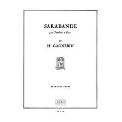 Henri Gagnebin: Sarabande (Trombone & Piano)