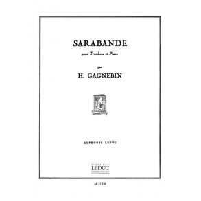 Henri Gagnebin: Sarabande (Trombone & Piano)