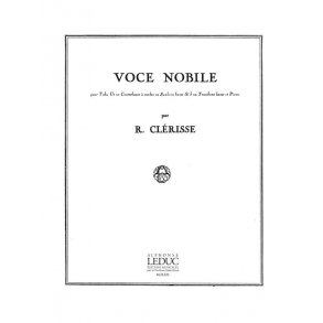 Robert Clérisse: Voce nobile (C or B flat) (Tuba & Piano)