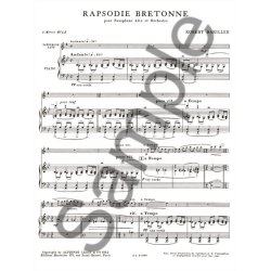 Robert Bariller: Rapsodie bretonne (Saxophone-Alto & Piano)