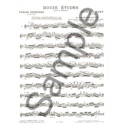 R. Lamorlette: 12 Etudes (Oboe solo)