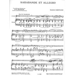 Gabriel Grovlez: Sarabande Et Allegro For Clarinet And Piano