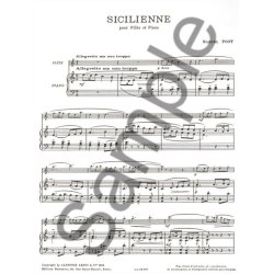 Marcel Poot: Sicilienne (Flute & Piano)