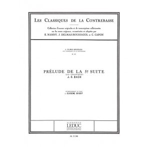 Johann Sebastian Bach: Prélude (Classiques No.43) (Double Bass & Piano)