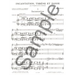 Alfred D&eacute;senclos: Incantation, Thr&egrave;ne et Danse (C trpt) (Trumpet & Piano)
