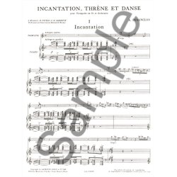 Alfred D&eacute;senclos: Incantation, Thr&egrave;ne et Danse (C trpt) (Trumpet & Piano)