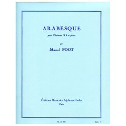 Marcel Poot: Arabesque (Clarinet & Piano)