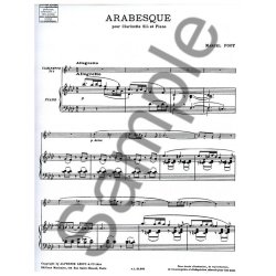 Marcel Poot: Arabesque (Clarinet & Piano)