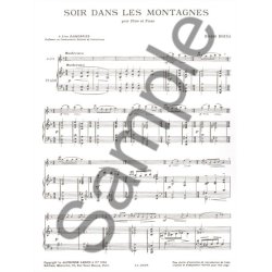 Eug&egrave;ne Bozza: Soir dans les Montagnes (Flute & Piano)