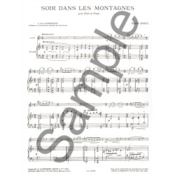 Eug&egrave;ne Bozza: Soir dans les Montagnes (Flute & Piano)