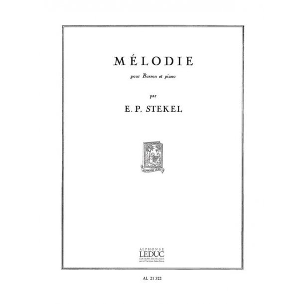 Eris Paul Stekel: M&eacute;lodie (Bassoon & Piano)