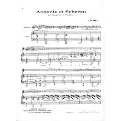 Jacques Ed. Barat: Andante Et Scherzo (Trumpet And Piano)