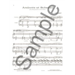 Jacques Ed. Barat: Andante Et Scherzo (Trumpet And Piano)