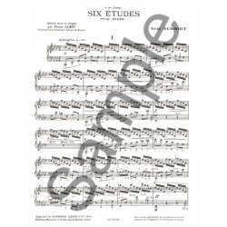 Eric Schmidt: Six Etudes (Harp Solo)