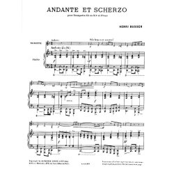 Henri Busser: Andante Et Scherzo Op.44 (Trumpet/Piano)