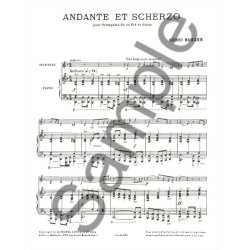 Henri Busser: Andante Et Scherzo Op.44 (Trumpet/Piano)