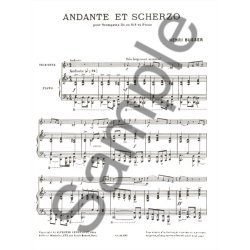Henri Busser: Andante Et Scherzo Op.44 (Trumpet/Piano)