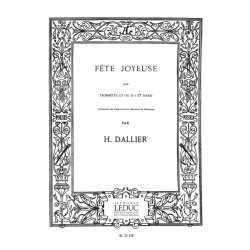 Henri Dallier: F&ecirc;te joyeuse (Bb trpt) (Trumpet & Piano)