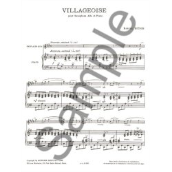 Marcel Bitsch: Villageoise (Saxophone-Alto & Piano)