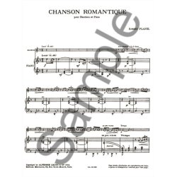 Robert Planel: Chanson romantique (Oboe & Piano)