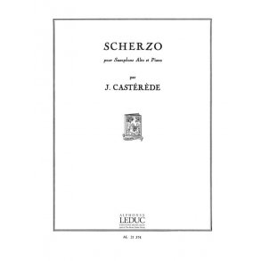 Jacques Castérède: Scherzo For Alto Saxophone And Piano