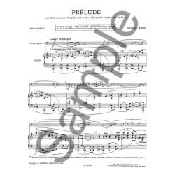 Georges Migot: Pr&eacute;lude (Bassoon-Contra)